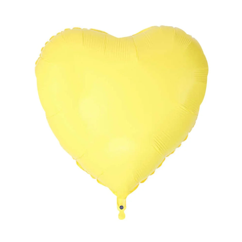 Kalp Folyo Balon Sarı 18 INÇ